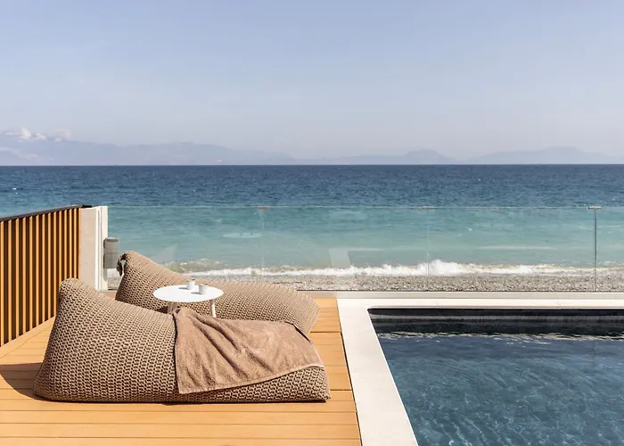 Cavo Dio 2 - Beachfront Bliss - Cozy Pool Sunsets Dhiminio