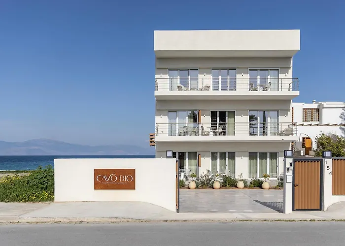 Lägenhet Cavo Dio 2 - Beachfront Bliss - Cozy Pool Sunsets Dhiminio